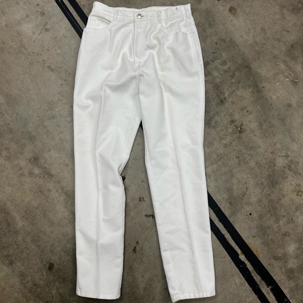 White Braxton Pants